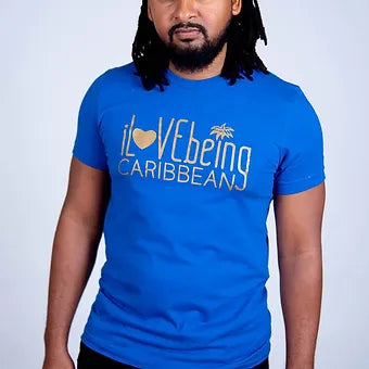 I Love Being Caribbean Signature Tee