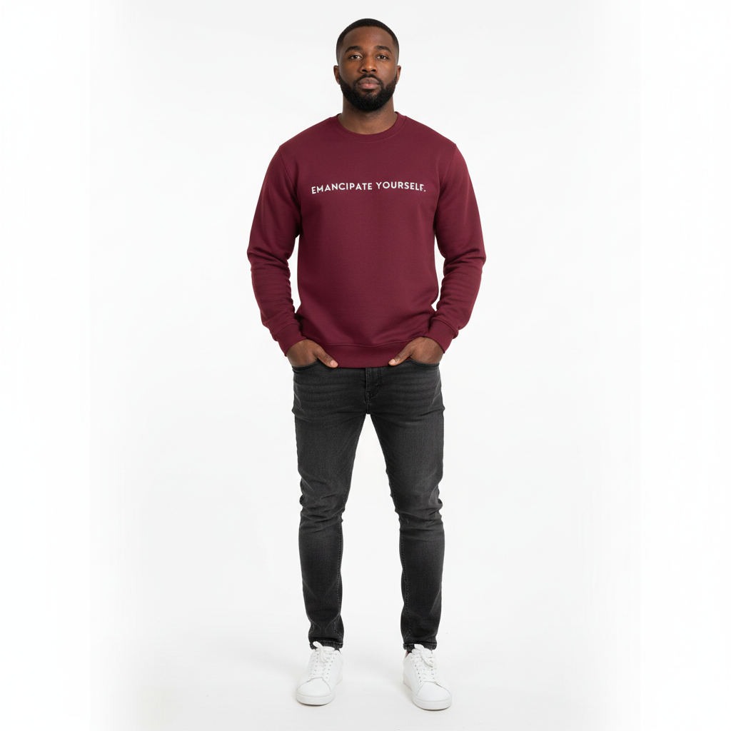 Emancipate Yourself Sweatshirt - White Background